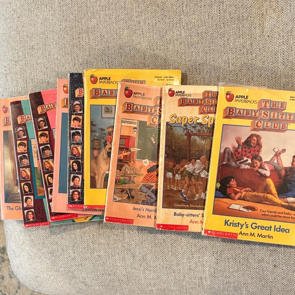 Vintage BabySitters Club Book Lot - 9 Books